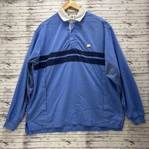 Light Blue Long-Sleeve Casual Button Down Shirt with White Collar